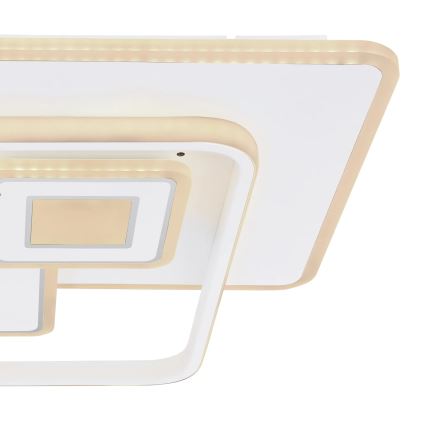 Globo - LED Stmívatelné stropní svítidlo LED/50W/230V 2700-6000K Wi-Fi Tuya 50,3x50,3 cm + dálkové ovládání