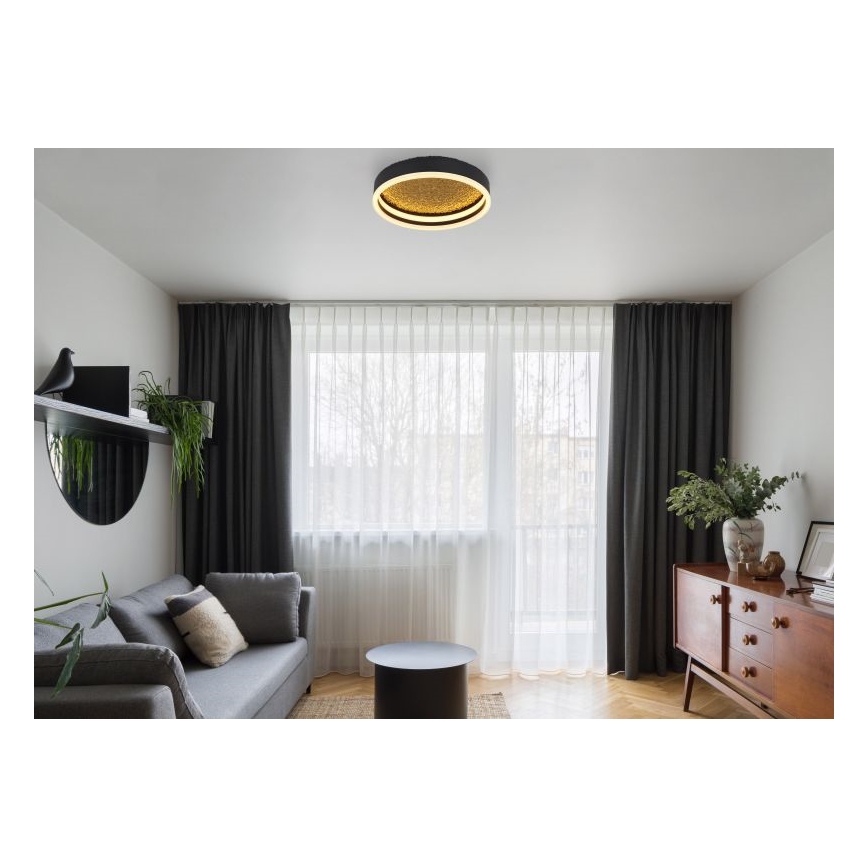 Globo - LED Stropní svítidlo LED/24W/230V pr. 30 cm černá