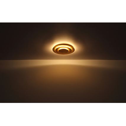 Globo - LED Stropní svítidlo LED/18W/230V 3000K pr. 18 cm zlatá