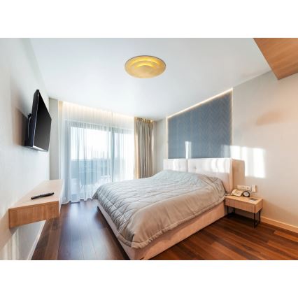 Globo - LED Stropní svítidlo LED/24W/230V 3000K pr. 35 cm zlatá