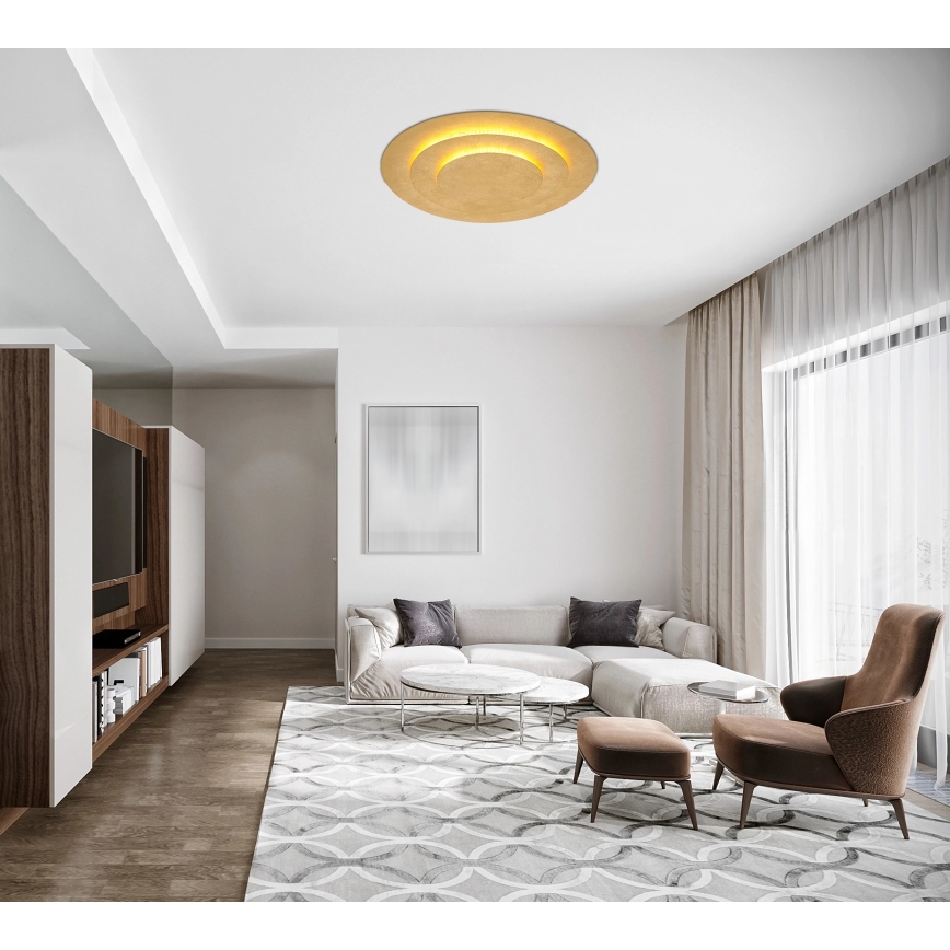 Globo - LED Stropní svítidlo LED/40W/230V 3000K pr. 49 cm zlatá