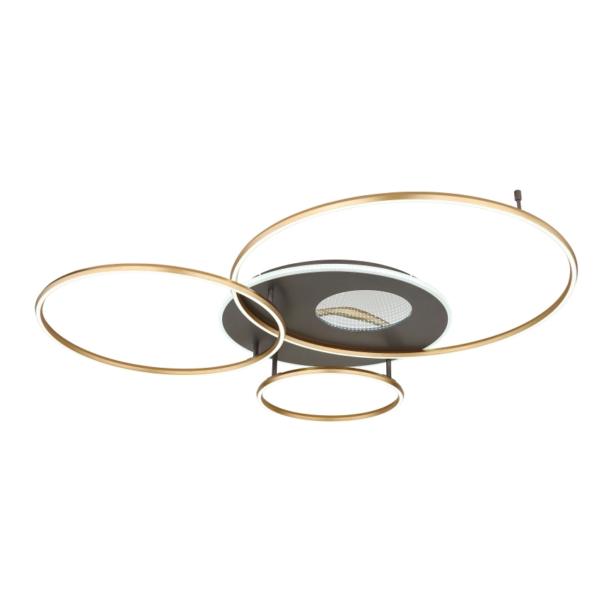 Globo - LED Stmívatelné stropní svítidlo LED/70W/230V 2700-6500K zlatá + dálkové ovládání