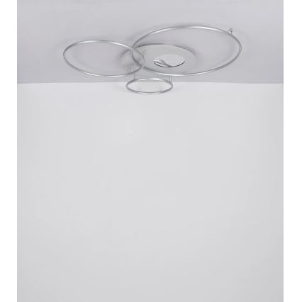 Globo - LED Stmívatelné stropní svítidlo LED/70W/230V 2700-6500K Wi-Fi Tuya matný chrom + dálkové ovládání