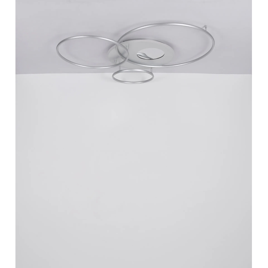 Globo - LED Stmívatelné stropní svítidlo LED/70W/230V 2700-6500K Wi-Fi Tuya matný chrom + dálkové ovládání