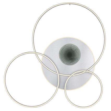 Globo - LED Stmívatelné stropní svítidlo LED/70W/230V 2700-6500K Wi-Fi Tuya matný chrom + dálkové ovládání