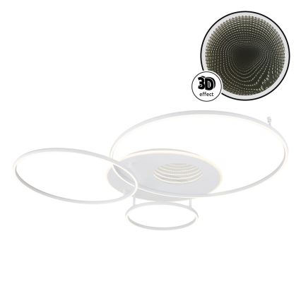 Globo - LED Stmívatelné stropní svítidlo LED/70W/230V 2700-6500K 105x26,5 cm bílá + dálkové ovládání