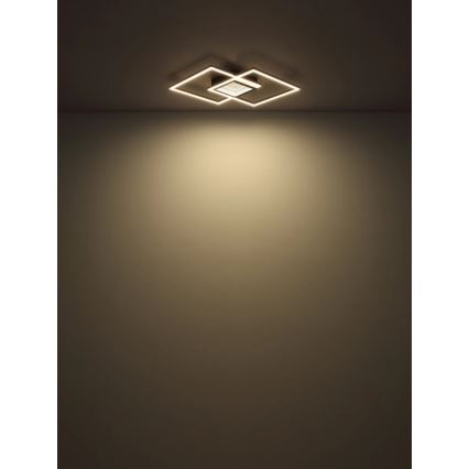 Globo - LED Stmívatelné stropní svítidlo LED/32W/230V 2700-6500K 42,6x42,6 cm černá + dálkové ovládání
