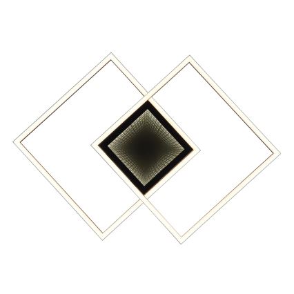 Globo - LED Stmívatelné stropní svítidlo LED/32W/230V 2700-6500K 42,6x42,6 cm černá + dálkové ovládání