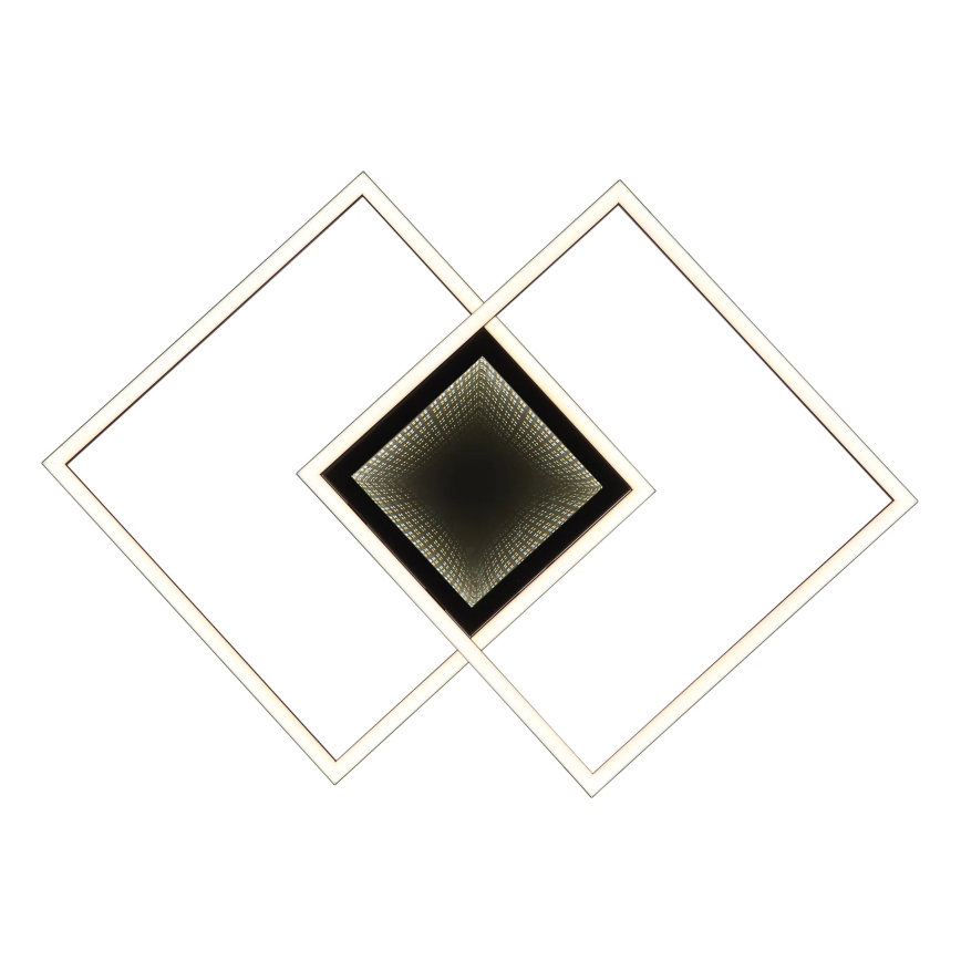 Globo - LED Stmívatelné stropní svítidlo LED/32W/230V 2700-6500K 42,6x42,6 cm černá + dálkové ovládání