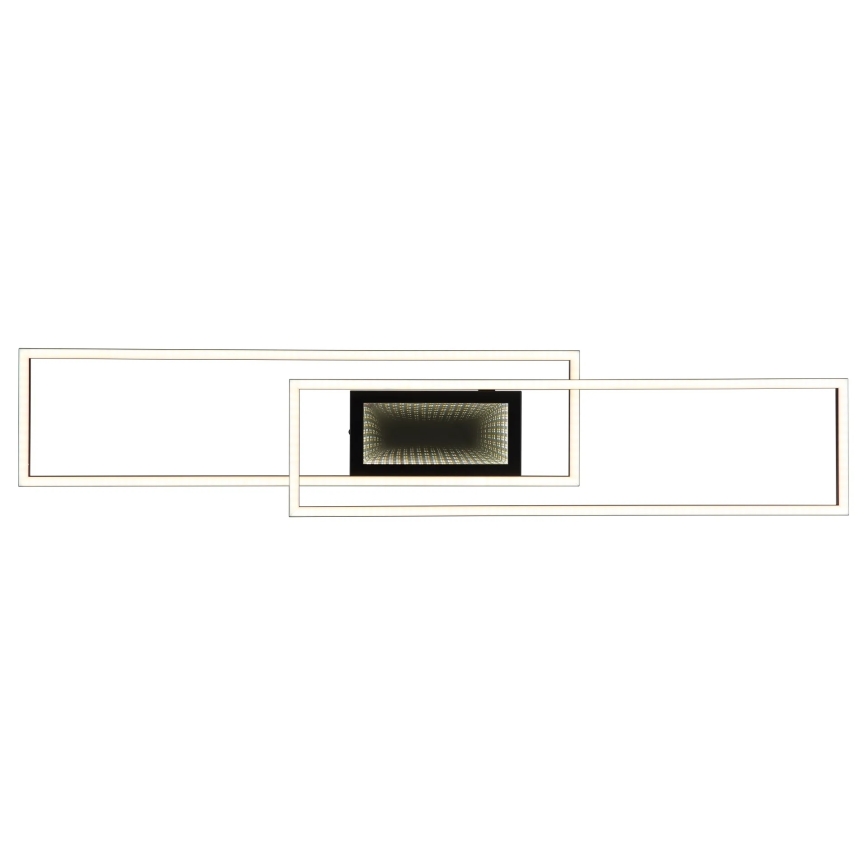 Globo - LED Stmívatelné stropní svítidlo LED/42W/230V 2700-6500K 19,6x96 cm černá + dálkové ovládání