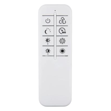 Globo - LED Stmívatelné stropní svítidlo LED/42W/230V 2700-6500K 19,6x96 cm černá + dálkové ovládání