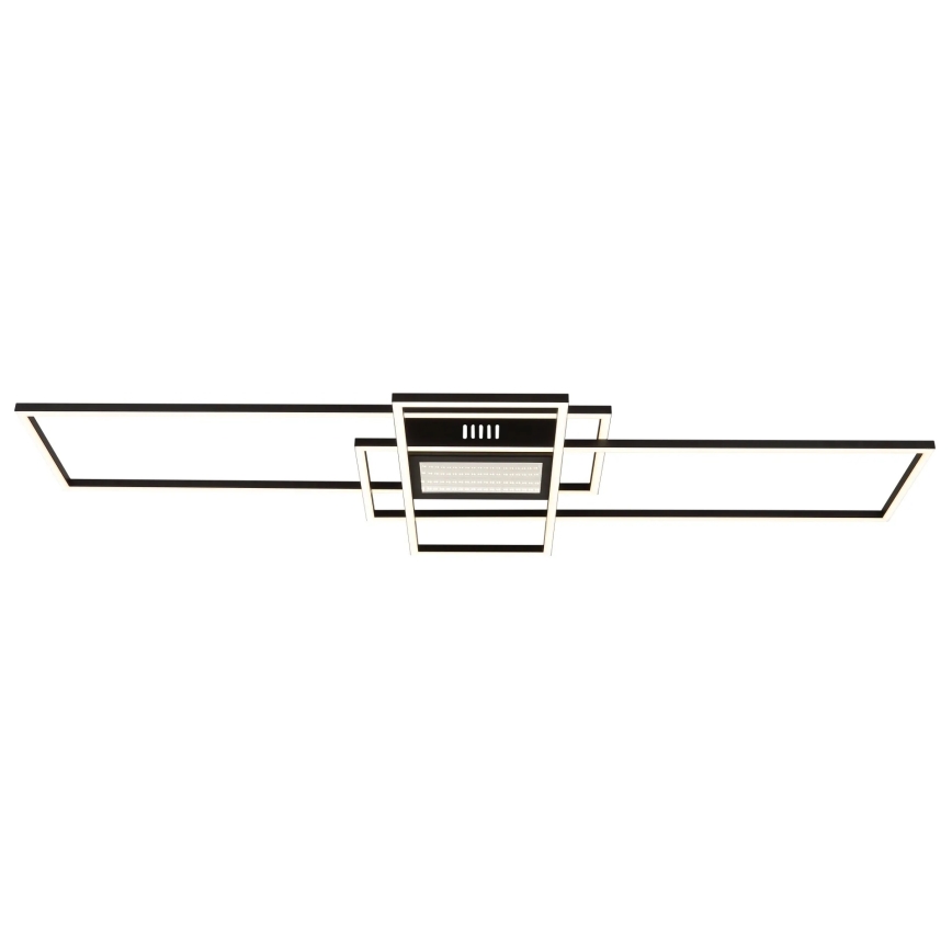 Globo - LED Stmívatelné stropní svítidlo LED/60W/230V 2700-6500K 42x110,8 cm černá + dálkové ovládání