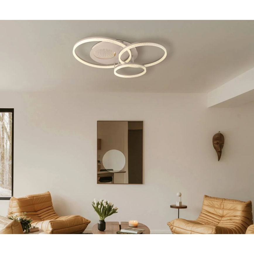 Globo - LED Stropní svítidlo LED/40W/230V 3000K 78x60 cm béžová
