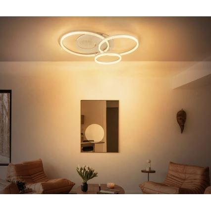 Globo - LED Stropní svítidlo LED/40W/230V 3000K 78x60 cm béžová