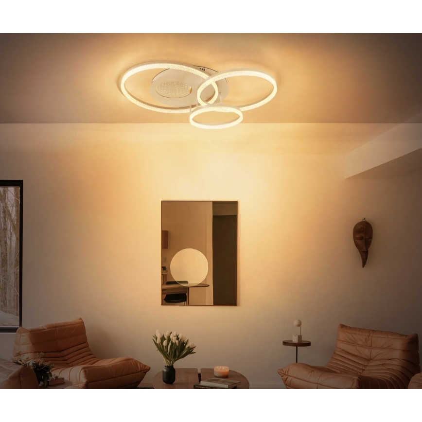 Globo - LED Stropní svítidlo LED/40W/230V 3000K 78x60 cm béžová