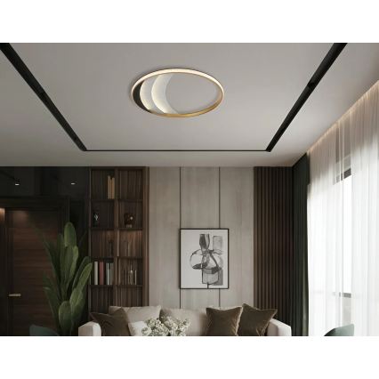 Globo - LED Stropní svítidlo LED/40W/230V 3000/4000/6000K pr. 52 cm zlatá