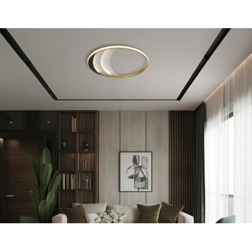 Globo - LED Stropní svítidlo LED/40W/230V 3000/4000/6000K pr. 52 cm zlatá