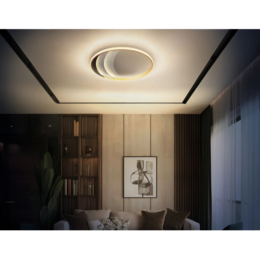 Globo - LED Stropní svítidlo LED/40W/230V 3000/4000/6000K pr. 52 cm zlatá