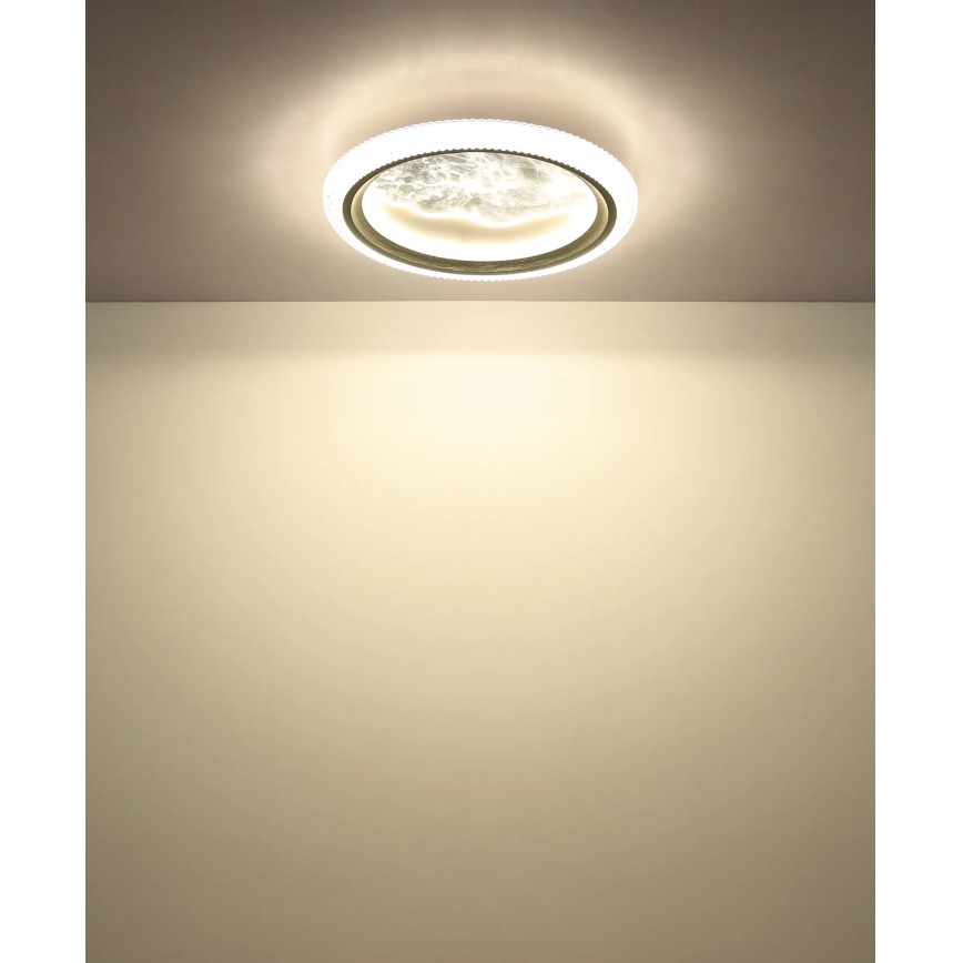 Globo - LED Stropní svítidlo LED/28W/230V 3000/4200/6000K pr. 39,5 cm stříbrná