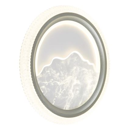 Globo - LED Stropní svítidlo LED/28W/230V 3000/4200/6000K pr. 39,5 cm stříbrná