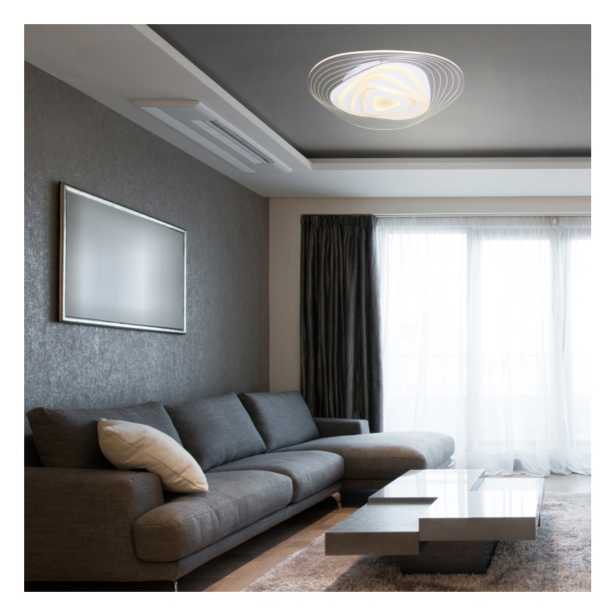 Globo - LED Stmívatelné stropní svítidlo LED/40W/230V 3000-6500K 50,2x48,8 cm Wi-Fi Tuya + dálkové ovládání