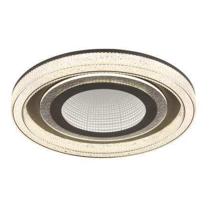 Globo - LED Stmívatelné stropní svítidlo LED/48W/230V 2700-6000K pr. 48 cm antracit + dálkové ovládání