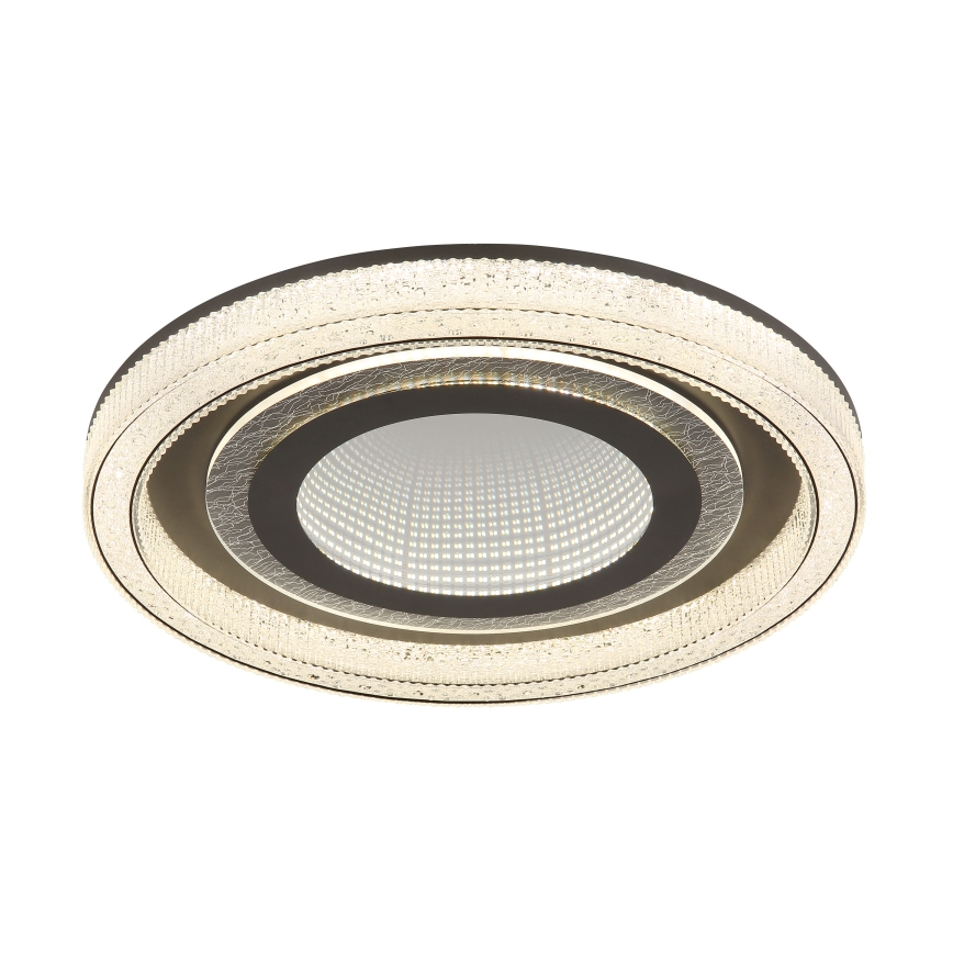 Globo - LED Stmívatelné stropní svítidlo LED/48W/230V 2700-6000K pr. 48 cm antracit + dálkové ovládání