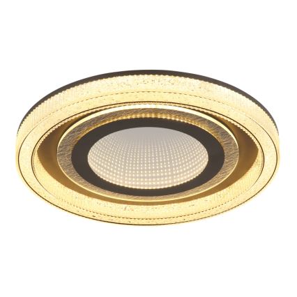 Globo - LED Stmívatelné stropní svítidlo LED/48W/230V 2700-6000K pr. 48 cm antracit + dálkové ovládání