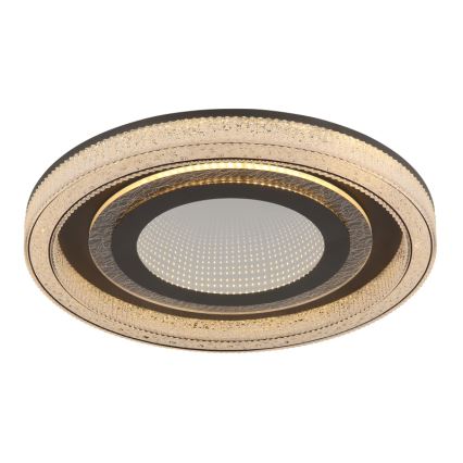 Globo - LED Stmívatelné stropní svítidlo LED/48W/230V 2700-6000K pr. 48 cm antracit + dálkové ovládání