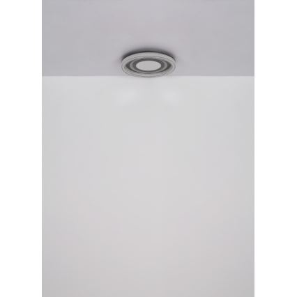 Globo - LED Stmívatelné stropní svítidlo LED/48W/230V 2700-6000K pr. 48 cm antracit + dálkové ovládání