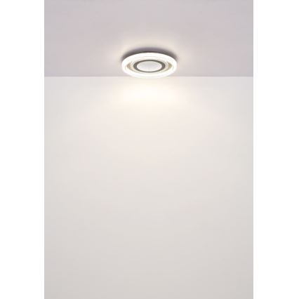 Globo - LED Stmívatelné stropní svítidlo LED/48W/230V 2700-6000K pr. 48 cm bílá + dálkové ovládání