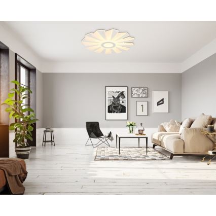 Globo - LED Stmívatelné stropní svítidlo LED/58W/230V 2700-6000K pr. 50 cm bílá + dálkové ovládání