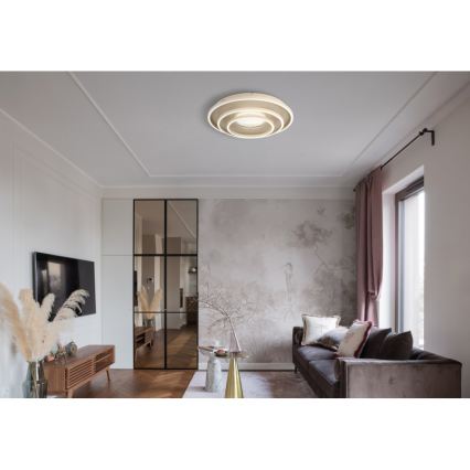 Globo - LED Stropní svítidlo LED/40W/230V 3000/4000/6000K pr. 51 cm béžová