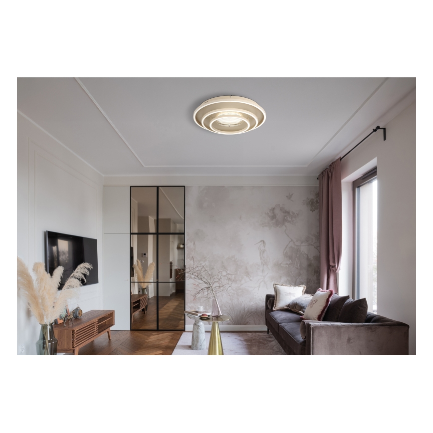 Globo - LED Stropní svítidlo LED/40W/230V 3000/4000/6000K pr. 51 cm béžová