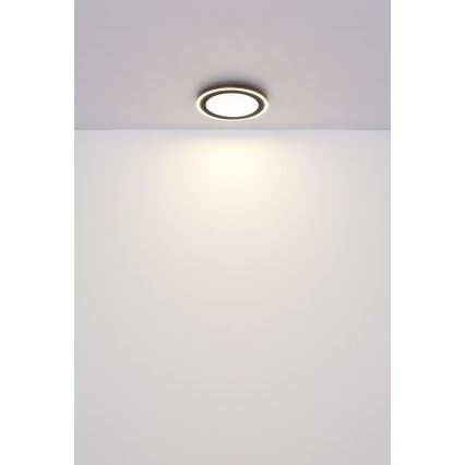 Globo - LED Stropní svítidlo LED/24W/230V 4000K pr. 34 cm černá