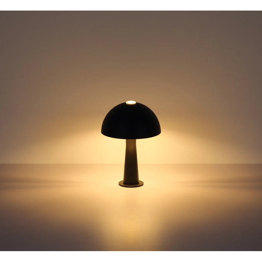 Globo - Stolní lampa 1xE14/25W/230V černá