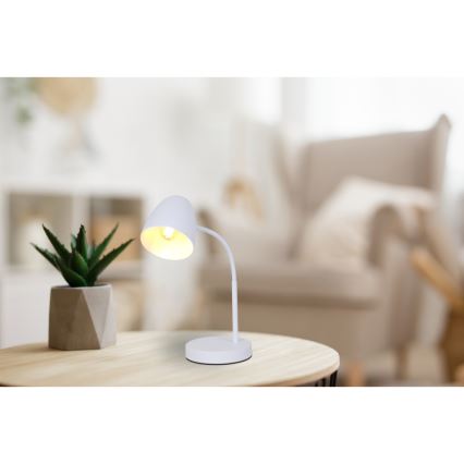 Globo - Stolní lampa 1xE14/25W/230V bílá