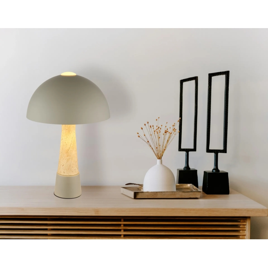 Globo - Stolní lampa 1xE27ILLU/40W/230V šedá