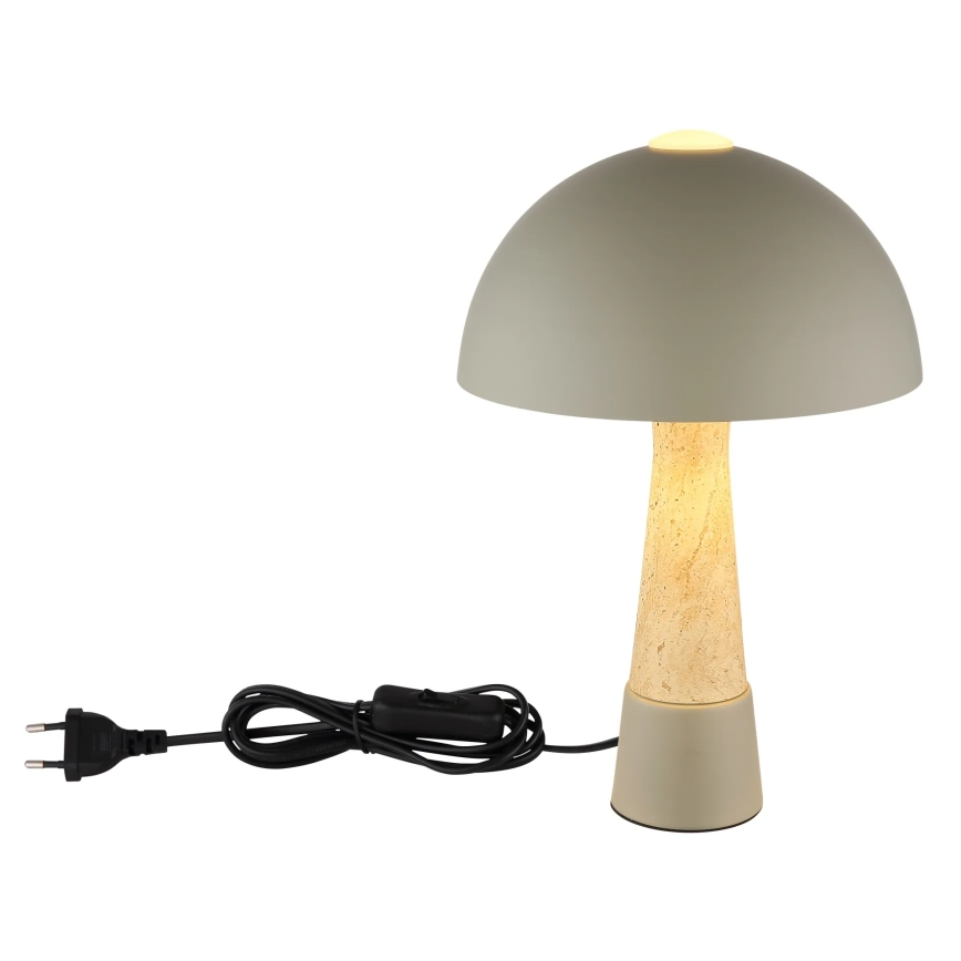 Globo - Stolní lampa 1xE27ILLU/40W/230V šedá