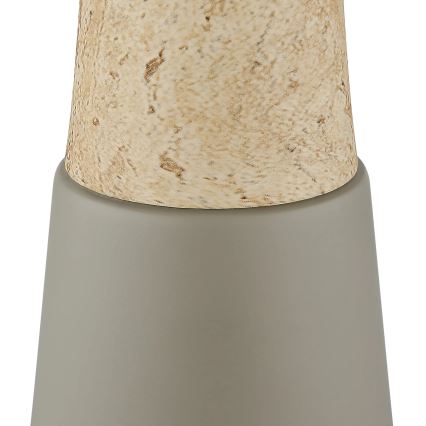 Globo - Stolní lampa 1xE27ILLU/40W/230V šedá