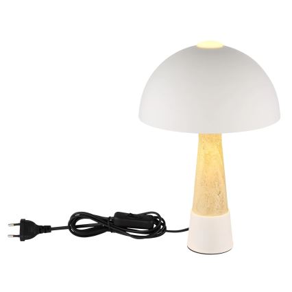 Globo - Stolní lampa 1xE27ILLU/40W/230V krémová