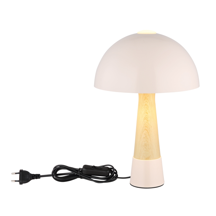 Globo - Stolní lampa 1xE27ILLU/40W/230V béžová