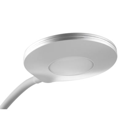 Globo - LED Stmívatelná flexibilní dotyková stolní lampa LED/4,6W/230V stříbrná