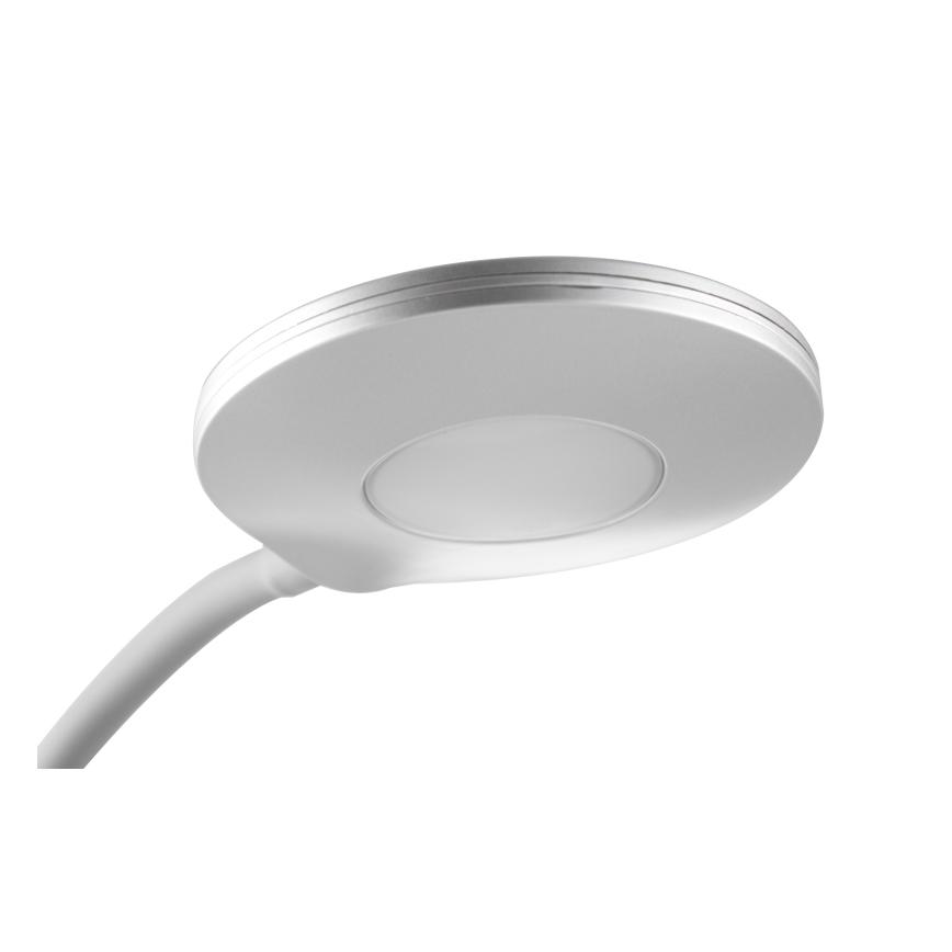 Globo - LED Stmívatelná flexibilní dotyková stolní lampa LED/4,6W/230V stříbrná