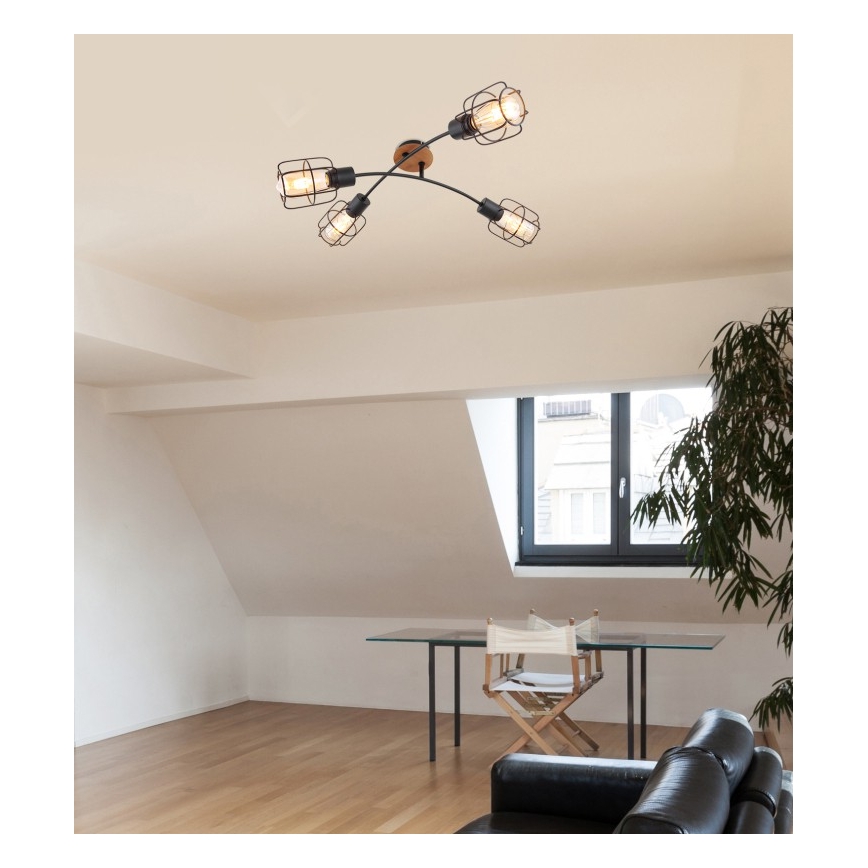 Globo - Přisazený lustr 4xE27/40W/230V