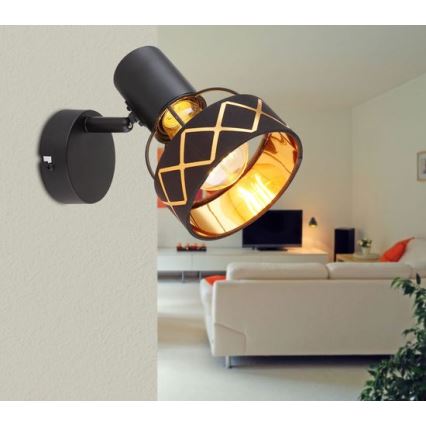 Globo 54040-1 - Nástěnné bodové svítidlo BLANCA 1xE27/40W/230V