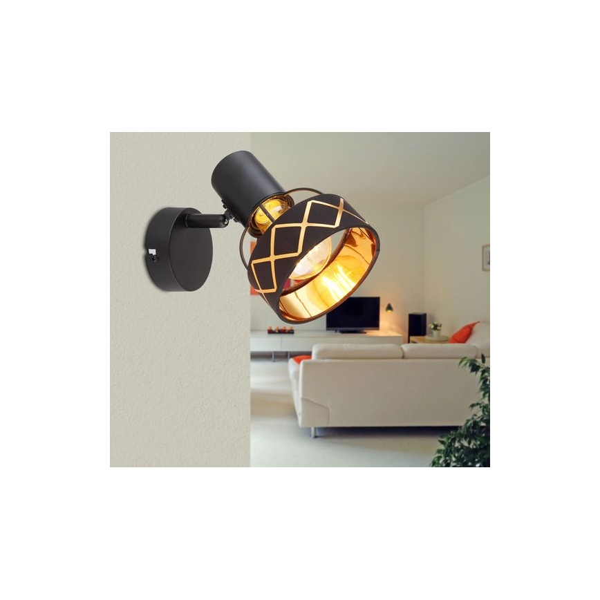 Globo 54040-1 - Nástěnné bodové svítidlo BLANCA 1xE27/40W/230V