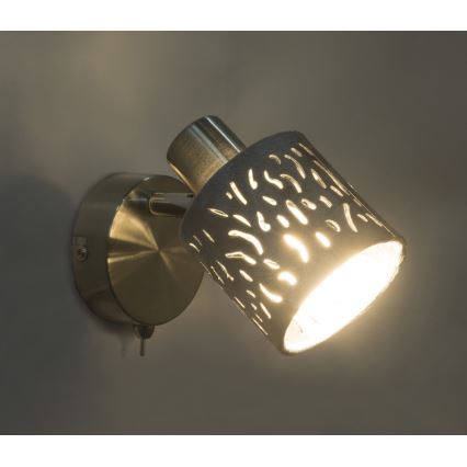 GLOBO 54122-1 - Nástěnné bodové svítidlo ALYS 1xE14/8W/230V