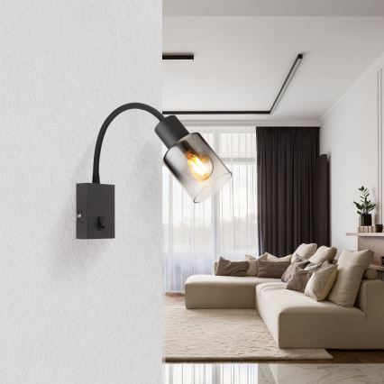 Globo - Flexibilní nástěnná lampa 1xE14/40W/230V