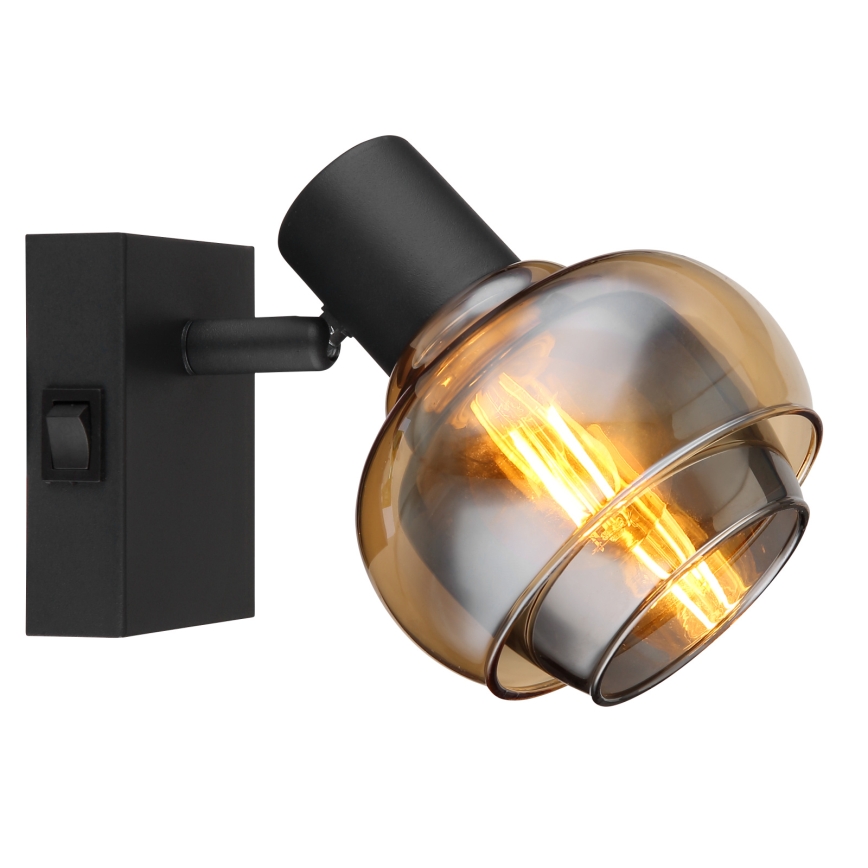 Globo - Nástěnné bodové svítidlo 1xE14/40W/230V černá